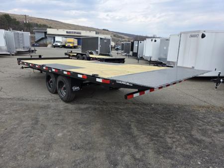 New 2026 Cam Superline 8.5X22 17.6K DECKOVER Flatbed Trailer