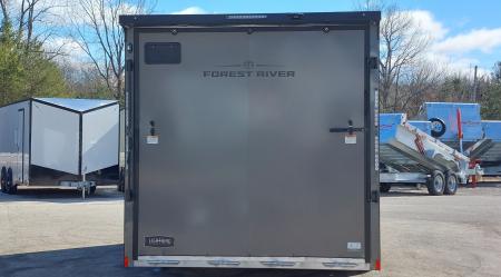 New 7.5 X 29' ENCLOSED SNOMOBILE 24' BOX + 5' V-NOSE 2026 LIGHTNING ALL ALUMINUM