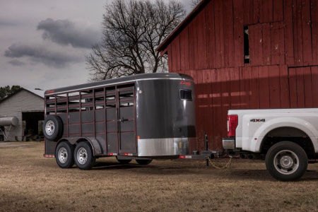 New 2026 Delta Trailers 2026 Delta 500 ES 6x16' Stock / Stock Combo Trailer