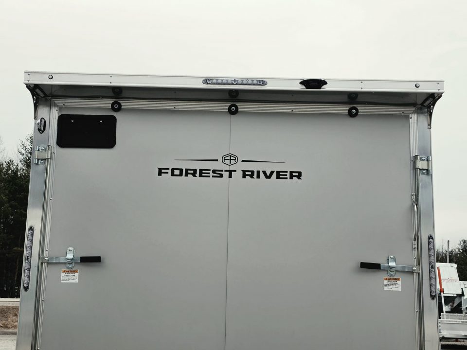 New 8' X 20' CAR HAULER ENCLOSED 2026 ALL ALUMINUM POLYCOR EXTERIOR 5200# AXLES ALSO AVAILABLE IN WHITE