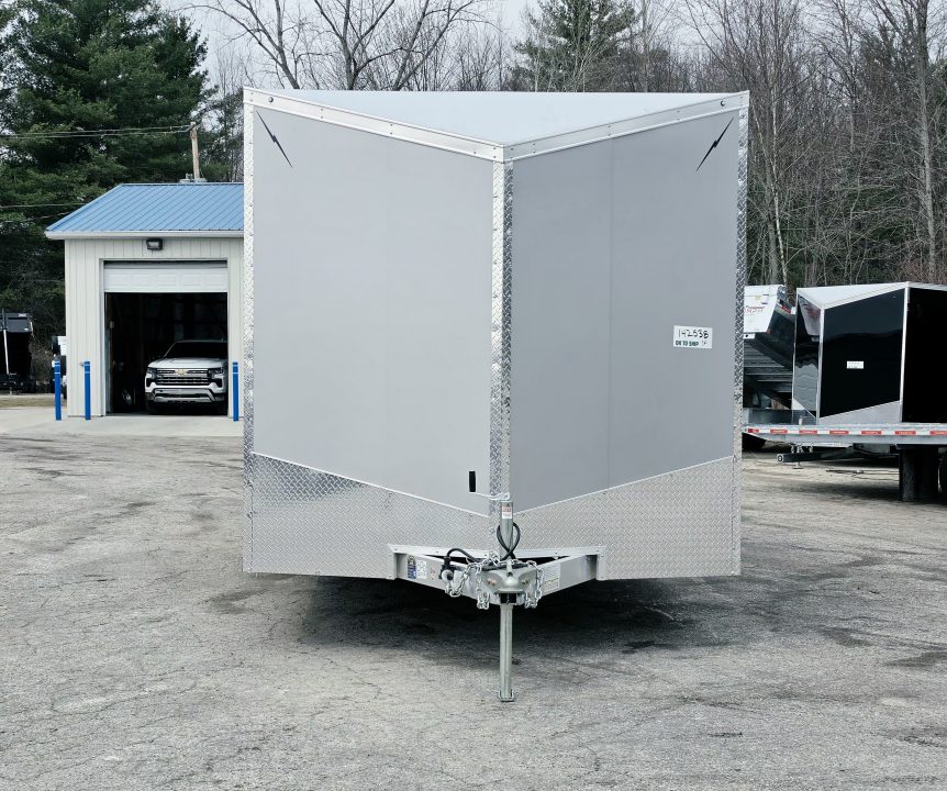 New 8' X 20' CAR HAULER ENCLOSED 2026 ALL ALUMINUM POLYCOR EXTERIOR 5200# AXLES ALSO AVAILABLE IN WHITE