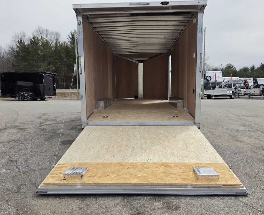 New 8' X 20' CAR HAULER ENCLOSED 2026 ALL ALUMINUM POLYCOR EXTERIOR 5200# AXLES ALSO AVAILABLE IN WHITE