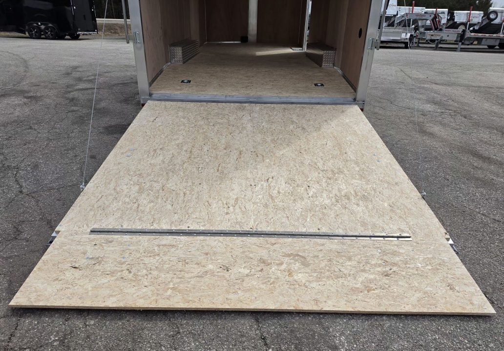 New 8' X 20' CAR HAULER ENCLOSED 2026 ALL ALUMINUM POLYCOR EXTERIOR 5200# AXLES ALSO AVAILABLE IN WHITE
