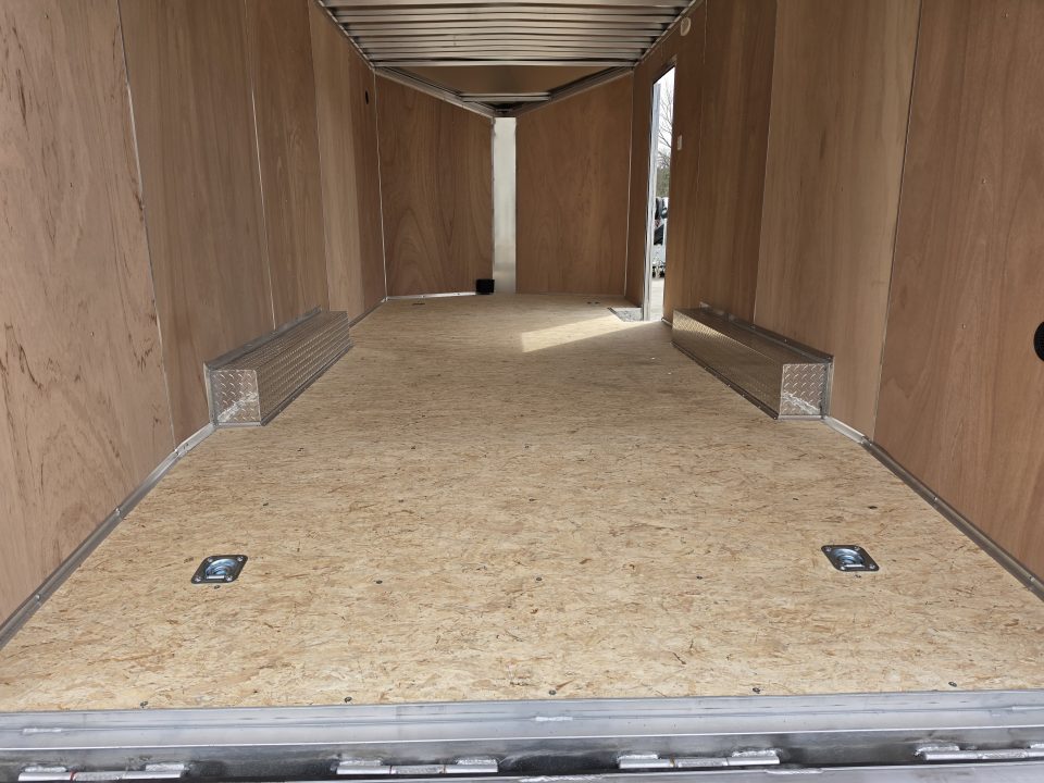 New 8' X 20' CAR HAULER ENCLOSED 2026 ALL ALUMINUM POLYCOR EXTERIOR 5200# AXLES ALSO AVAILABLE IN WHITE