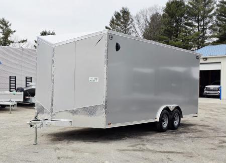 New 8' X 20' CAR HAULER ENCLOSED 2026 ALL ALUMINUM POLYCOR EXTERIOR 5200# AXLES ALSO AVAILABLE IN WHITE