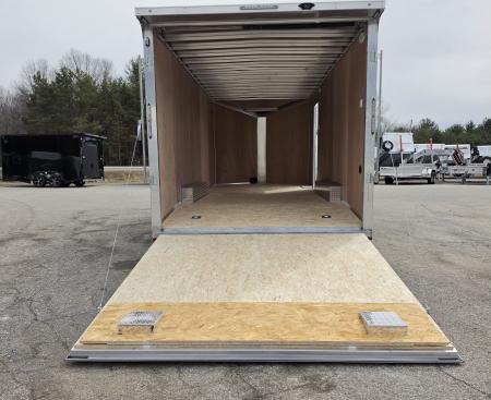 New 8' X 20' CAR HAULER ENCLOSED 2026 ALL ALUMINUM POLYCOR EXTERIOR 5200# AXLES ALSO AVAILABLE IN WHITE