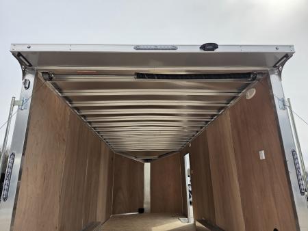 New 8' X 20' CAR HAULER ENCLOSED 2026 ALL ALUMINUM POLYCOR EXTERIOR 5200# AXLES ALSO AVAILABLE IN WHITE