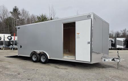 New 8' X 20' CAR HAULER ENCLOSED 2026 ALL ALUMINUM POLYCOR EXTERIOR 5200# AXLES ALSO AVAILABLE IN WHITE