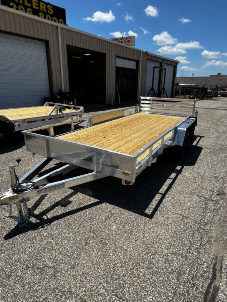 New 2026 Quality Steel and Aluminum 80  x 16' Tandem Axle -Aluminum Utility Trailer #264750 Utility Trailer
