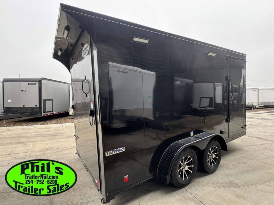 New 2026 Continental Cargo NEW 7X14 V-NOSE MOTORCYCLE TRAILER ENCLOSED TRAILER CARGO TRAILERS Cargo / Enclosed Trailer