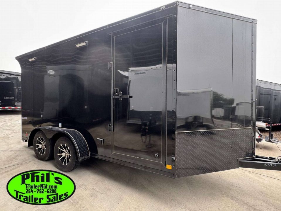New 2026 Continental Cargo NEW 7X14 V-NOSE MOTORCYCLE TRAILER ENCLOSED TRAILER CARGO TRAILERS Cargo / Enclosed Trailer