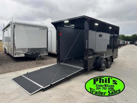 New 2026 Continental Cargo NEW 7X14 V-NOSE MOTORCYCLE TRAILER ENCLOSED TRAILER CARGO TRAILERS Cargo / Enclosed Trailer