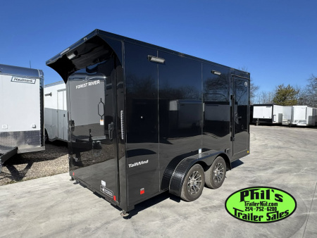 New 2026 Continental Cargo NEW 7X14 V-NOSE MOTORCYCLE TRAILER ENCLOSED TRAILER CARGO TRAILERS Cargo / Enclosed Trailer