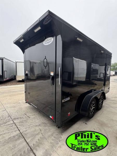 New 2026 Continental Cargo NEW 7X14 V-NOSE MOTORCYCLE TRAILER ENCLOSED TRAILER CARGO TRAILERS Cargo / Enclosed Trailer