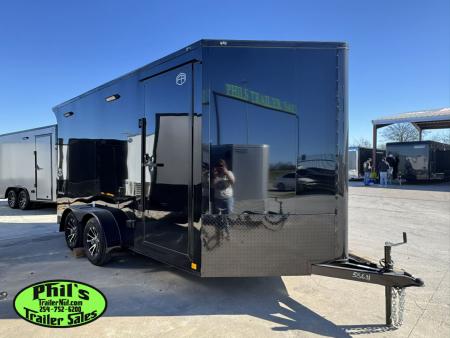 New 2026 Continental Cargo NEW 7X14 V-NOSE MOTORCYCLE TRAILER ENCLOSED TRAILER CARGO TRAILERS Cargo / Enclosed Trailer