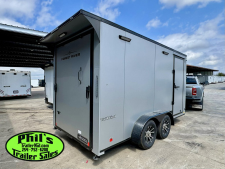New 2026 Continental Cargo NEW 7X14 V-NOSE MOTORCYCLE TRAILER ENCLOSED TRAILER CARGO TRAILERS Cargo / Enclosed Trailer