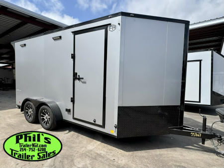 New 2026 Continental Cargo NEW 7X14 V-NOSE MOTORCYCLE TRAILER ENCLOSED TRAILER CARGO TRAILERS Cargo / Enclosed Trailer