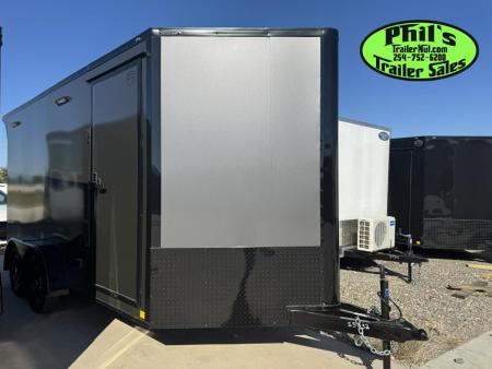 New 2026 Continental Cargo NEW 7X14 V-NOSE MOTORCYCLE TRAILER ENCLOSED TRAILER CARGO TRAILERS Cargo / Enclosed Trailer