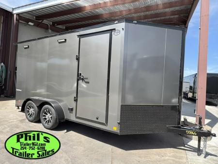 New 2026 Continental Cargo NEW 7X14 V-NOSE MOTORCYCLE TRAILER ENCLOSED TRAILER CARGO TRAILERS Cargo / Enclosed Trailer