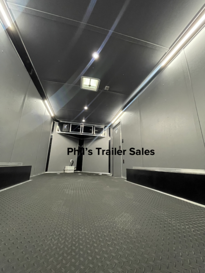 New Continental Cargo NEW 85X16 V-NOSE ELECTRICAL PACKAGE ENCLOSED MOTORCYCLE TRAILER TRAILER CARGO TRAILERS Cargo / Enclosed Trailer