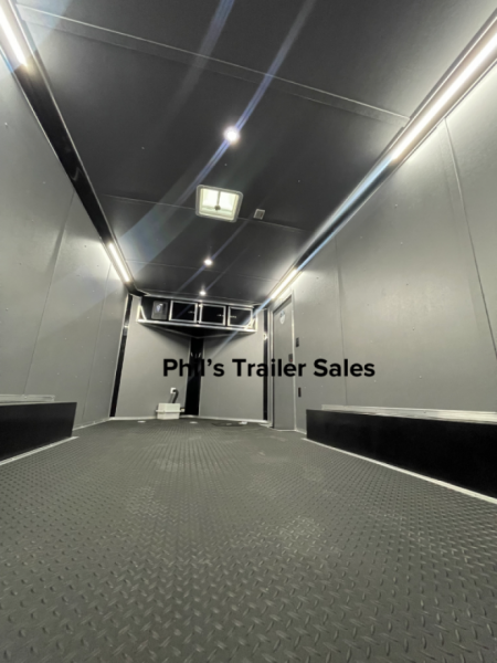 New Continental Cargo NEW 85X16 V-NOSE ELECTRICAL PACKAGE ENCLOSED MOTORCYCLE TRAILER TRAILER CARGO TRAILERS Cargo / Enclosed Trailer