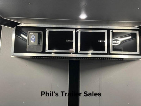 New Continental Cargo NEW 85X16 V-NOSE ELECTRICAL PACKAGE ENCLOSED MOTORCYCLE TRAILER TRAILER CARGO TRAILERS Cargo / Enclosed Trailer