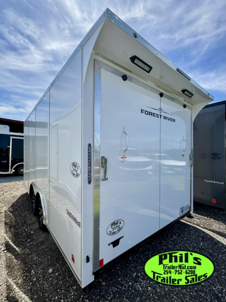 New Continental Cargo NEW 85X16 V-NOSE ELECTRICAL PACKAGE ENCLOSED MOTORCYCLE TRAILER TRAILER CARGO TRAILERS Cargo / Enclosed Trailer