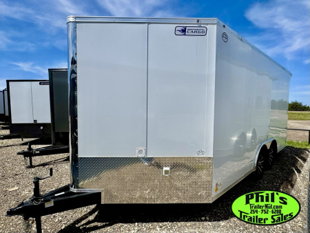 New Continental Cargo NEW 85X16 V-NOSE ELECTRICAL PACKAGE ENCLOSED MOTORCYCLE TRAILER TRAILER CARGO TRAILERS Cargo / Enclosed Trailer