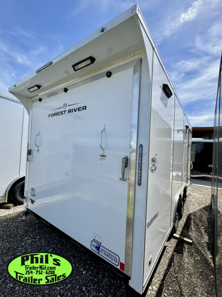New Continental Cargo NEW 85X16 V-NOSE ELECTRICAL PACKAGE ENCLOSED MOTORCYCLE TRAILER TRAILER CARGO TRAILERS Cargo / Enclosed Trailer