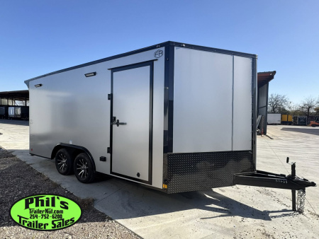New 2026 Continental Cargo NEW 85X16 V-NOSE ELECTRICAL PACKAGE MOTORCYCLE TRAILER ENCLOSED TRAILER CARGO TRAILERS Cargo / Enclosed Trailer