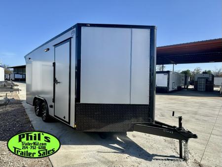 New 2026 Continental Cargo NEW 85X16 V-NOSE ELECTRICAL PACKAGE MOTORCYCLE TRAILER ENCLOSED TRAILER CARGO TRAILERS Cargo / Enclosed Trailer