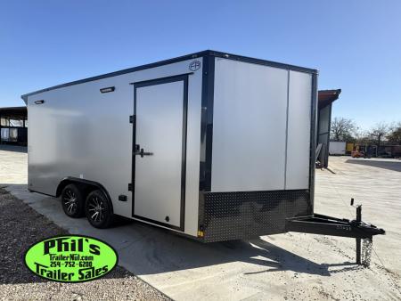 New 2026 Continental Cargo NEW 85X16 V-NOSE ELECTRICAL PACKAGE MOTORCYCLE TRAILER ENCLOSED TRAILER CARGO TRAILERS Cargo / Enclosed Trailer