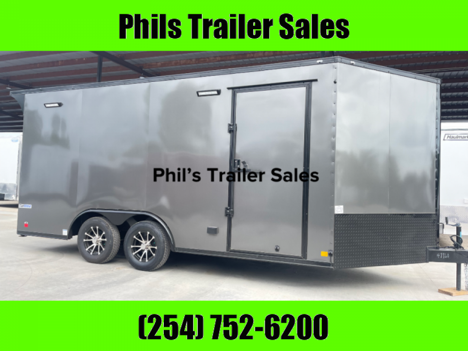 New 2026 Continental Cargo NEW 85X16 V-NOSE ELECTRICAL PACKAGE ENCLOSED MOTORCYCLE TRAILER TRAILER CARGO TRAILERS Cargo / Enclosed Trailer