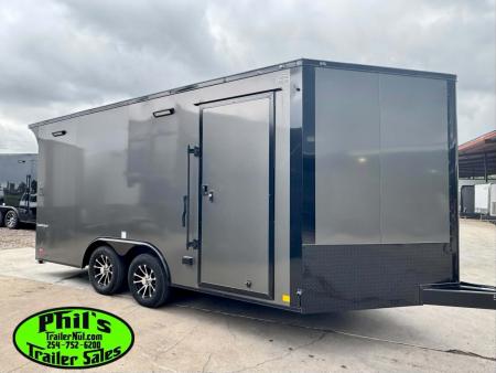 New 2026 Continental Cargo NEW 85X16 V-NOSE ELECTRICAL PACKAGE ENCLOSED MOTORCYCLE TRAILER TRAILER CARGO TRAILERS Cargo / Enclosed Trailer