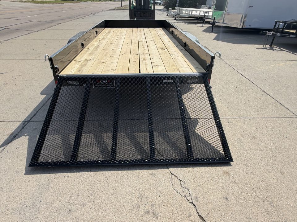 New 2026 Rice Trailers 82X16 TA STEALTH Solid Side Utility Trailer