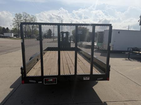 New 2026 Rice Trailers 82X16 TA STEALTH Solid Side Utility Trailer
