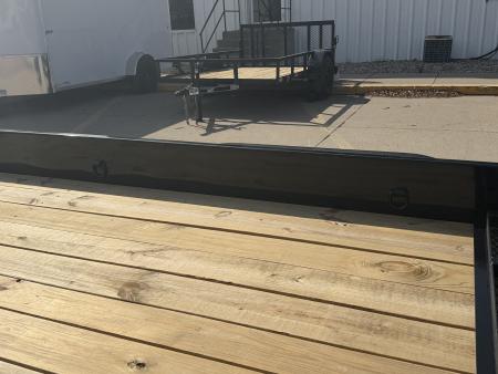New 2026 Rice Trailers 82X16 TA STEALTH Solid Side Utility Trailer