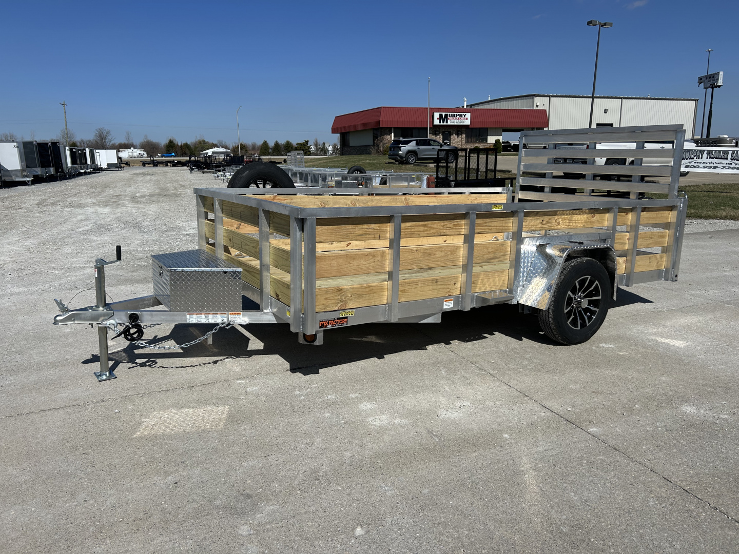 New 2026 Quality Steel and Aluminum 82"x12' Aluminum Utility Trailer