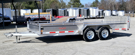 New 80 X 16 ALUMINUM BI-FOLD REAR GATE UTILITY TANDEM 3500# AXLES TRIUMPH 2026