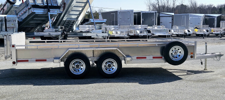 New 80 X 16 ALUMINUM BI-FOLD REAR GATE UTILITY TANDEM 3500# AXLES TRIUMPH 2026