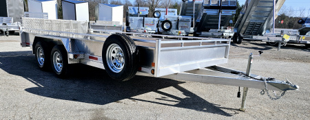 New 80 X 16 ALUMINUM BI-FOLD REAR GATE UTILITY TANDEM 3500# AXLES TRIUMPH 2026