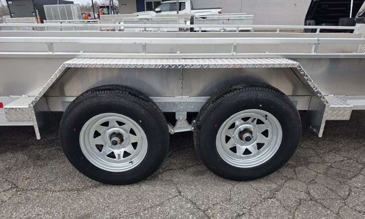 New 80" X 20' ALUMINUM TANDEM 3500# AXLES UTILITY TRAILER BI-FOLD GATE 2026 TRIUMPH