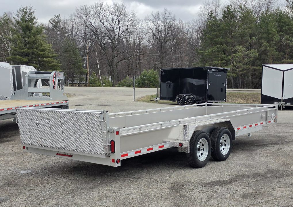 New 80" X 20' ALUMINUM TANDEM 3500# AXLES UTILITY TRAILER BI-FOLD GATE 2026 TRIUMPH