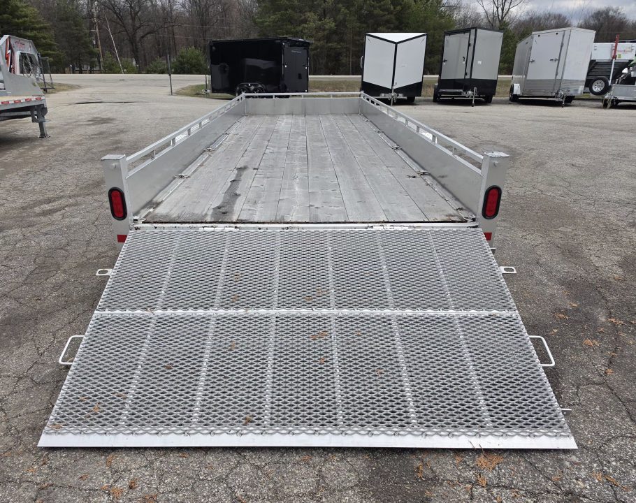New 80" X 20' ALUMINUM TANDEM 3500# AXLES UTILITY TRAILER BI-FOLD GATE 2026 TRIUMPH