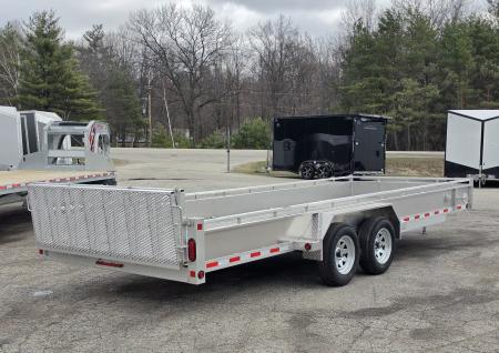 New 80" X 20' ALUMINUM TANDEM 3500# AXLES UTILITY TRAILER BI-FOLD GATE 2026 TRIUMPH