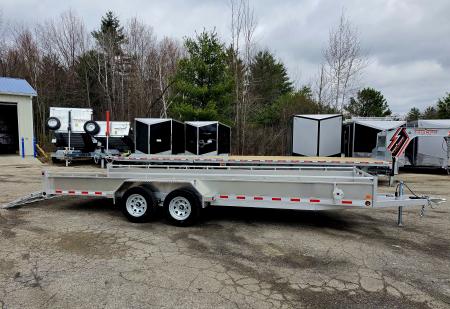 New 80" X 20' ALUMINUM TANDEM 3500# AXLES UTILITY TRAILER BI-FOLD GATE 2026 TRIUMPH