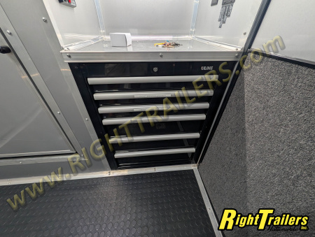 Used 2023 8.5x34 Cargo Mate Race Trailer