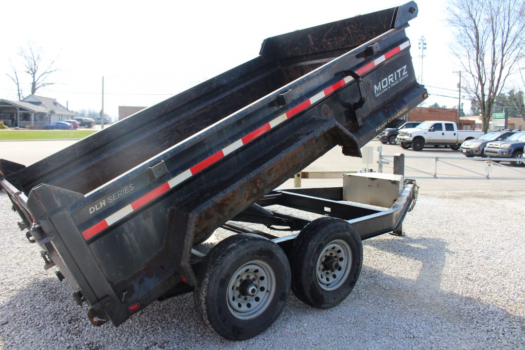 Used 2018 Moritz 6' 10" x 12' Heavy Commercial DLH Series Dump Trailer - 14000# GVW