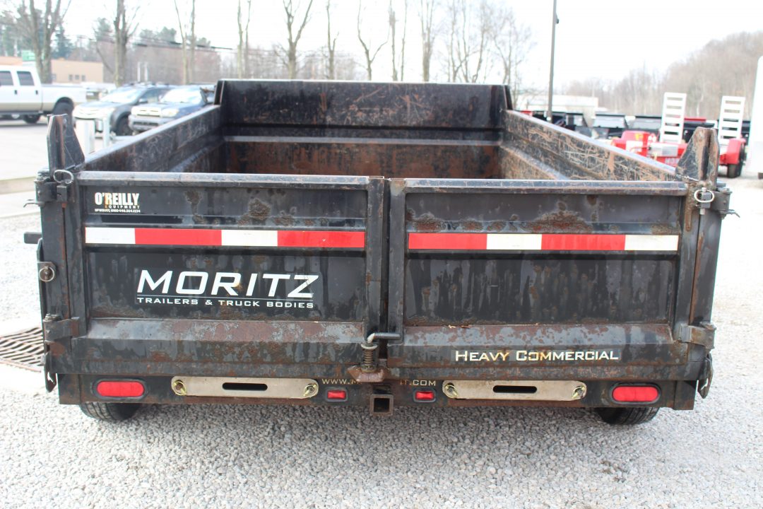 Used 2018 Moritz 6' 10" x 12' Heavy Commercial DLH Series Dump Trailer - 14000# GVW