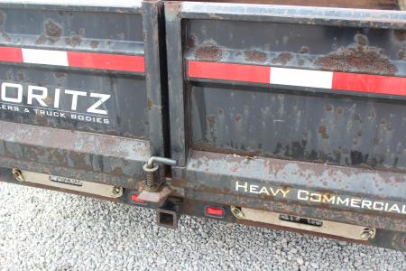 Used 2018 Moritz 6' 10" x 12' Heavy Commercial DLH Series Dump Trailer - 14000# GVW